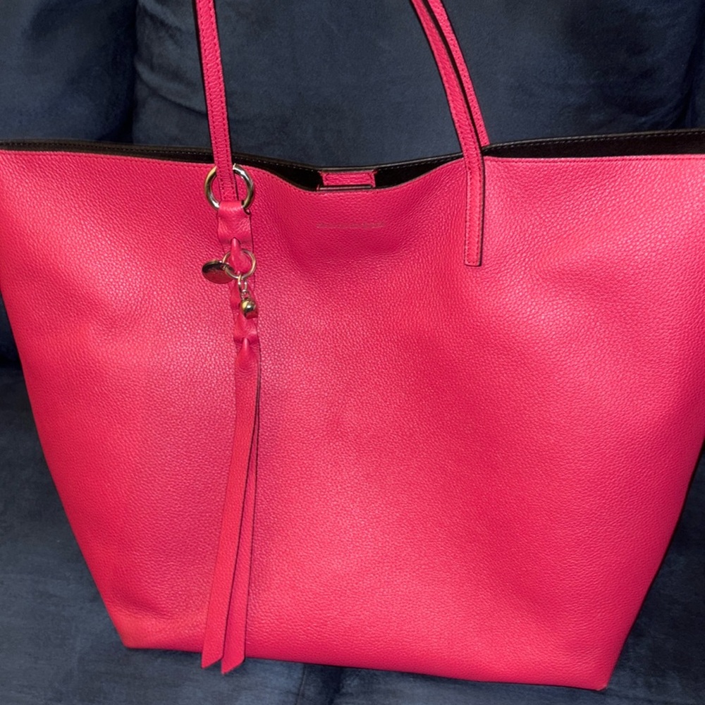 Alexander McQueen hot pink Tote Bag